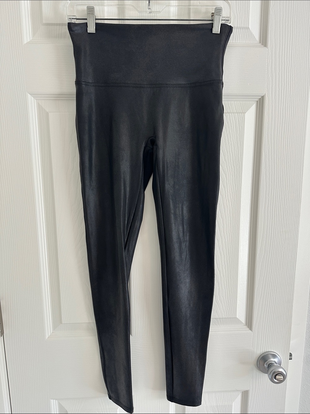 Spanx Faux Leather Leggings Sz L
